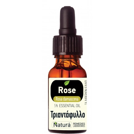 Τριαντάφυλλο (Rosa damascena)  5% σε Χοχόμπα 5 mL